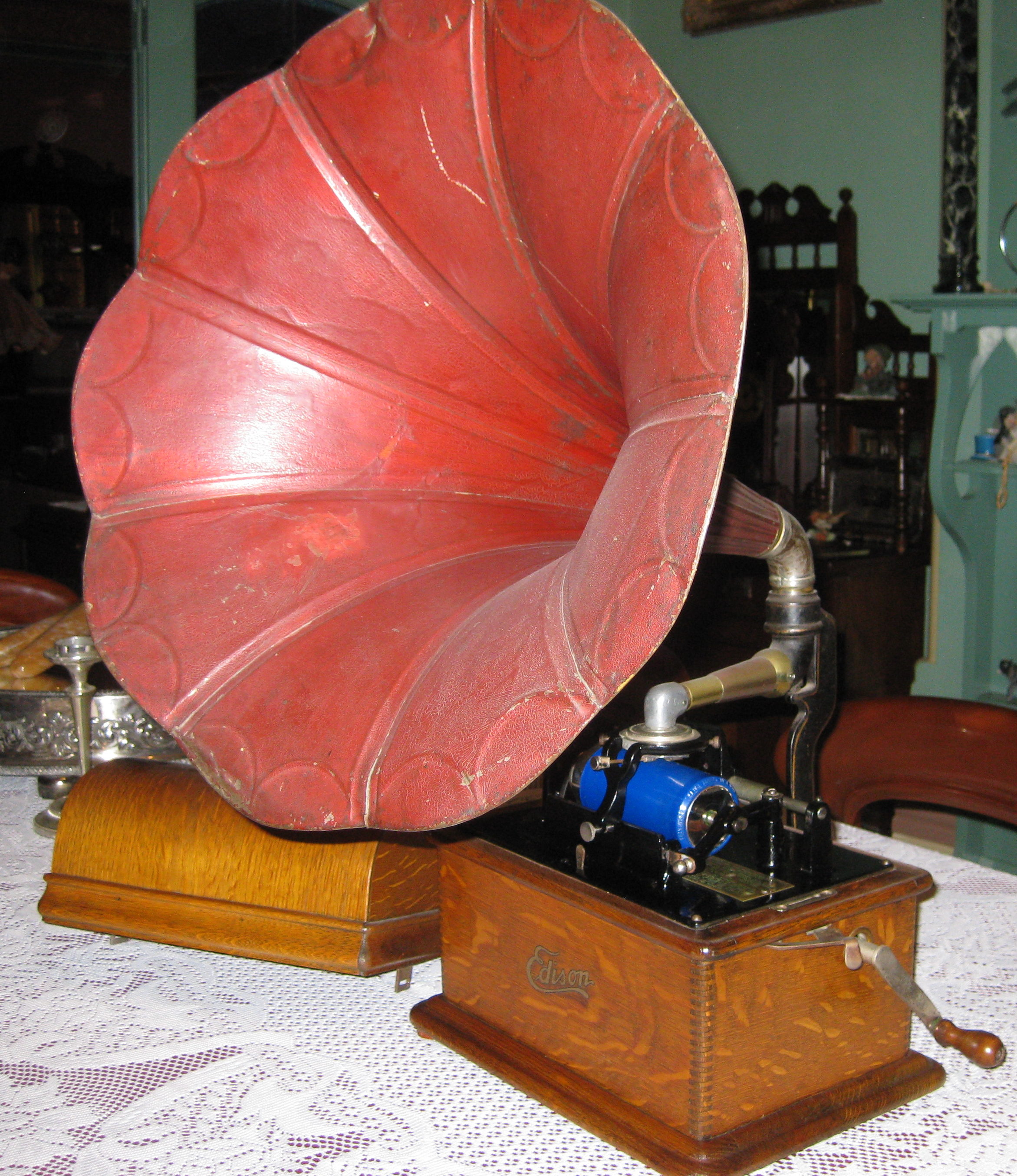 Edison Standard Phonograph Usa Mechanical Music Through The Ages